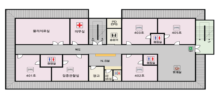 소망 4층 구조도